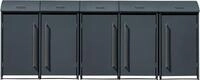 WESTMANN M&uuml;lltonnenbox Moderna 5, Platz f&uuml;r 5 M&uuml;lltonnen je 240 L, BxHxT:
