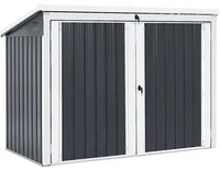 HOME DELUXE M&uuml;lltonnenbox BASURA L - 1x 240L + 2x 120L (1,5 m&sup2;, Komplett-Set),