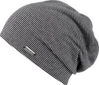 chillouts Beanie Pittsburgh Hat mit weichem Baumwollmix & feiner Streifenstruktur