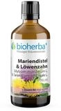 BIOHERBA R Bioherba Mariendistel & L&ouml;wenzahn Tropfen Tinktur 100 ml Glasflasche, 1