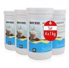 H&ouml;fer Chemie GmbH Poolpflege 4x 1 kg BAYZID&reg; Alkafix zur Anhebung der...