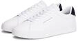 Sneaker TOMMY HILFIGER "TH COURT LTH DETAIL ESS", Herren, Gr. 40, bunt (wei&szlig;,