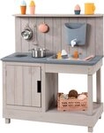 MUDDY BUDDY&reg; Outdoor-Spielk&uuml;che Mud Expert, warmgrau Holz