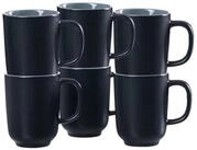 Ritzenhoff & Breker Becher Jasper Kaffeebecher 285 ml 6er Set, 6-tlg., Keramik