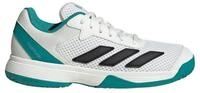 adidas Performance Courtflash Allcourt 2025 weiss/tealblau Jungen Tennisschuh
