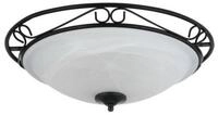 Rabalux Deckenleuchte "Athen" 3-flammig, Metall, schwarz, rund, E27, &oslash;470mm