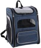 Flamingo Tiertransporttasche Rucksack Manfred blau