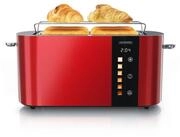 Arendo Toaster Edelstahl, Langschlitz, Touch Display, Restzeit &