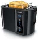 Arendo Toaster W&auml;rmeisoliertes Doppelwandgeh&auml;use, Display mit...
