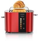 Arendo Toaster Edelstahl, Kurzschlitz, Touch Display, Restzeit &