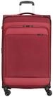 D&N Koffer Travel Line 9504 - 4-Rollen-Trolley L 76 cm erw. (dark red), 4 Rollen
