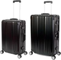 Travelhouse Trolleyset London, 4 Rollen, (2 tlg), TSA Zahlenschloss Alu-Rahmen