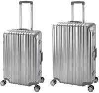Travelhouse Trolleyset London, 4 Rollen, (2 tlg), TSA Zahlenschloss Alu-Rahmen