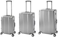 Travelhouse Trolleyset London, 4 Rollen, (Spar-Set, 3 tlg., Hartschalen-Trolley Set),