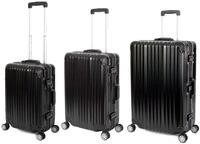 Travelhouse Trolleyset London, 4 Rollen, (Spar-Set, 3 tlg., Hartschalen-Trolley Set),