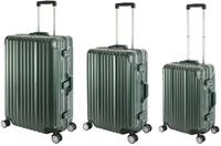 Travelhouse Trolleyset London, 4 Rollen, (Spar-Set, 3 tlg., Hartschalen-Trolley Set),
