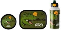 Mepal Lunchbox Lunchset f&uuml;r Kinder mit Dinosaurier-Design, strapazierf&auml;hig,