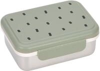 L&Auml;SSIG Lunchbox Happy Prints, Light Olive, Edelstahl, Polyprophylen (PP),...