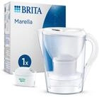 BRITA Wasserfilter Kanne MAXTRA Marella wei&szlig; inkl. 1x Pure Performance...