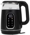 Adler Wasserkocher AD1305bs Wasserkocher Glas, LED-Anzeige, Temperatureglung,...