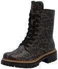 Rieker Schn&uuml;rboots Schn&uuml;rstiefelette, Profilsohle, mit kontrastfarbenem Sohlenrand