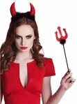 Boland Kost&uuml;m Halloween Teufel Accessoire-Set, Halloween-Set f&uuml;r die