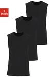 Muscleshirt H.I.S "Unterziehshirt, Unterhemd f&uuml;r Herren", Herren, Gr. 4/S, schwarz,