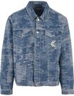 Karl Kani Jeansjacke Karl Kani OG K Distress Camo OS Denim Jacket (1-St)