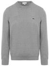 Lacoste Kapuzenpullover Herren Crew Neck Pullover grau S