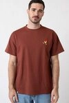 Bavarian Caps Trachtenshirt Shirt Unisex - GRANTIG BY NATURE - dunkelrot rot S