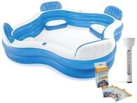 Intex Planschbecken 56475NP - Swimcenter - Family Lounge Pool (229x229x66cm), +