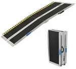 TRUTZHOLM Auffahrrampe 2-fach klappbar 183 cm Traglast 272 kg Alu grau schwarz