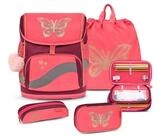 Belmil Schulranzen Belmil Premium Smarty Plus Schulranzenset 5-teilig - Coral