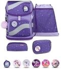 Belmil Schulranzen Belmil Smarty ergonomisches Schulranzenset 5tlg. - Starlight