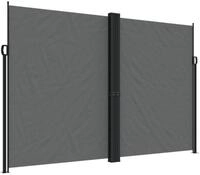 vidaXL Seitenmarkise Sichtschutz Windschutz Ausziehbar Anthrazit 220x1000 cm