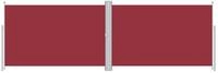 vidaXL Seitenmarkise Sichtschutz Windschutz Ausziehbar Rot 200x600 cm