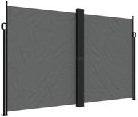 vidaXL Seitenmarkise Sichtschutz Windschutz Ausziehbar Anthrazit 200x600 cm