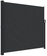 vidaXL Seitenmarkise Sichtschutz Windschutz Ausziehbar Schwarz 180x600 cm