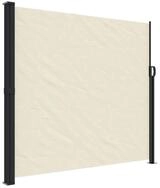 vidaXL Seitenmarkise Sichtschutz Windschutz Ausziehbar Creme 180x500 cm