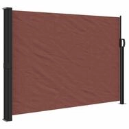 vidaXL Seitenmarkise Sichtschutz Windschutz Ausziehbar Braun 140x600 cm