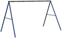 vidaXL Schaukelkombination 341 cm Schaukelgestell mit 8 Haken Blau Stahl
