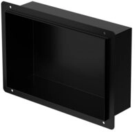 LuxeBath Duschwand Wandnische aus Edelstahl Flexibler Einbau f&uuml;r Badezimmer...