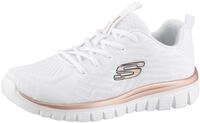 Sneaker SKECHERS "Graceful - Get Connected", Damen, Gr. 35, rosa (wei&szlig;,