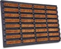 HANSE Home Fu&szlig;matte Schmutzfangmatte Brushes Mat, T&uuml;rmatte, rechteckig,...