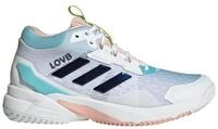 adidas Performance Hallen-Indoorschuhe CrazyFlight 6 Mid weiss/blau Damen