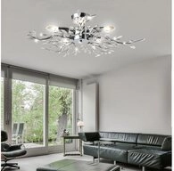 GLOBO LIGHTING Deckenleuchte, Leuchtmittel nicht inklusive, Deckenlampe Deckenleuchte