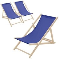 ECD Germany Gartenliege Holz Liegestuhl Beachstuhl klappbarer Strandstuhl...