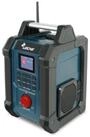 Leicke Baustellenradio DAB+, FM, BT, AUX, 4000mAh, 2&times;15W, LCD 2.4" Digitalradio