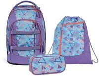 Satch Schulranzen Schulrucksack-Set PACK 80s Dance 3-teilig, Kollektion 2024