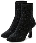 LASCANA Sock Boot, Schlupf-Stiefel, Ankle Boots, High-Heel-Stiefelette aus